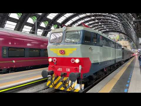 E655 530 in partenza da Milano C.le