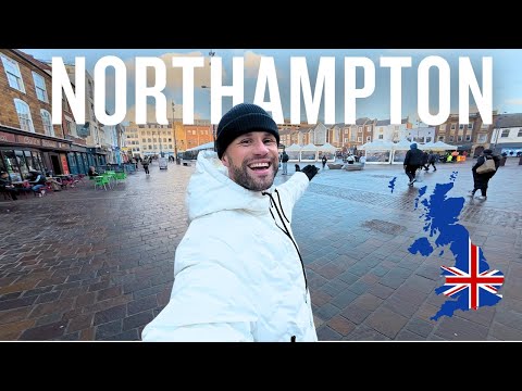 Northampton Town Centre Walk 🇬🇧 | High Street & Market