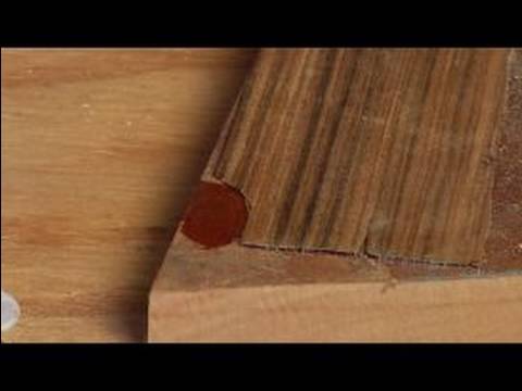 How to repair wood veneer furniture : how to glue wood venee...