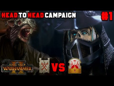 Head to Head Campaign #1: Tomb Kings vs Clan Rictus (Turin) - Mortal Empires |Total War: Warhammer 2