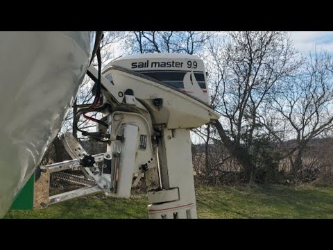 Installing an outboard bracket on a raked transom