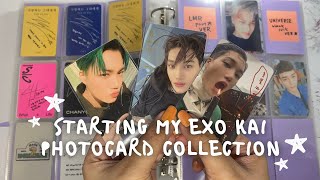 starting my exo kai / kim jongin photocard collection ☆