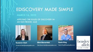 E-Discovery Made Simple Webinar