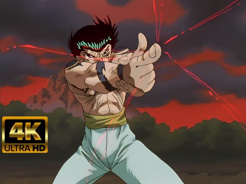 Yusuke's First and Last Spirit Gun 4K - Yu Yu Hakusho