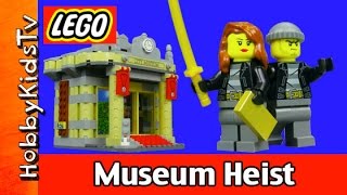 Trixie Shows - LEGO City Museum Heist Cops and Robbers twitter Instagram Facebook HobbyKidsTV