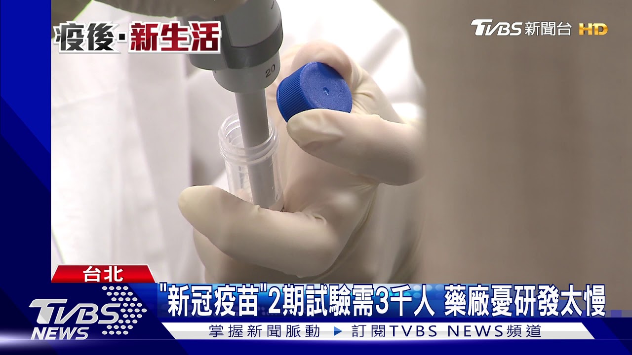 「新冠疫苗」二期試驗需3千人　藥廠憂研發太慢