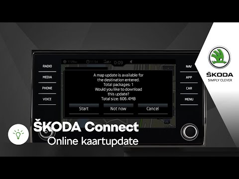 ŠKODA Connect - Online kaartupdate