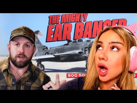 Finnish Girl Reacts to 900 Sonic Booms Per Second - XF-84H Thunderscreech