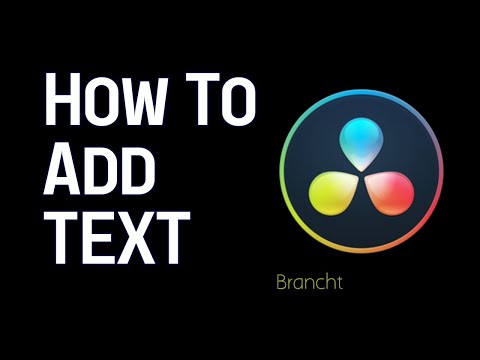 How To Add Text In DaVinci Resolve 17