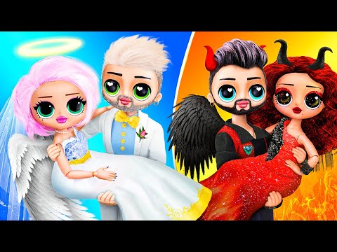 Angel and Demon Wedding / 30 LOL OMG DIYs