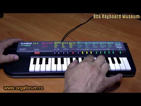 The classic : Casio SA-5 keyboard ( Gorillaz "Dare" video ) imagen 7