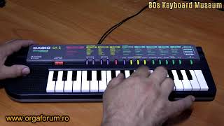 Video thumbnail for CASIO SA 5 tutorial, demo - 4K by ORGAFORUM