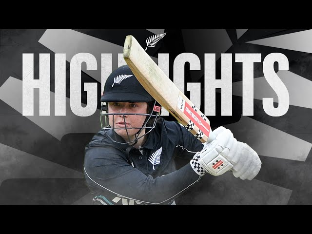 Rain Holts Great Plimmer Knock | Highlights | New Zealand Women v Sri Lanka | 3rd T20