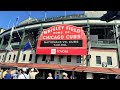 Walk Around Chicago Cubs Pre Game Experience Outside Of Wrigley Field In Chicago, Illinois
