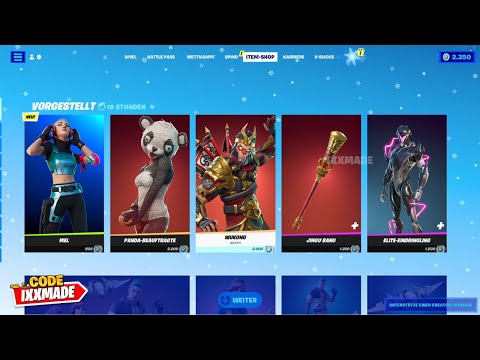 Fortnite Shop 05.01.2022 - Fortnite Shop Heute 5 Januar - IXXMADE