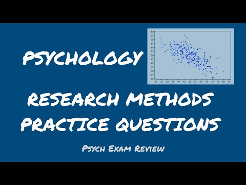 Psychology Research Methods Practice Questions