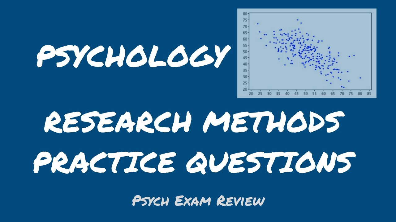 Psychology Research Methods Practice Questions