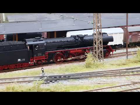 BR 22 012 DR mit einem Personenzug, (1. Testfahrt mit einem Henning Sound)