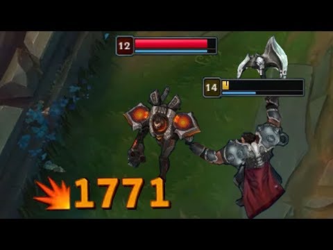 100% Crit DARIUS vs. Normal DARIUS - League of Legends Compilation