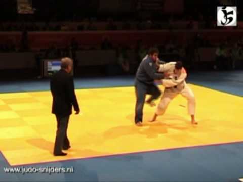 Judo Rotterdam 2008 Okroashvili (GEO) - Verbij (NED) [+100kg]