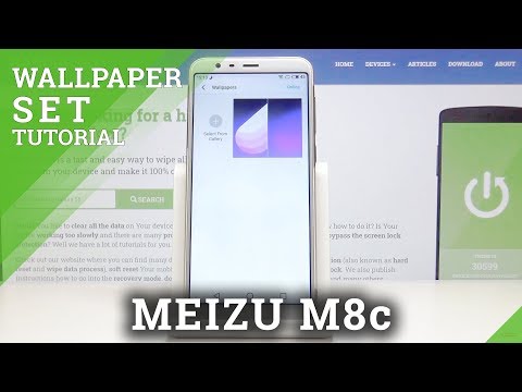 How to Change a Wallpaper in MEIZU M8c – Set Up Lock Screen