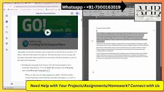 Word 1A Grader Project Announcement Creating Documents | Pearson Plus Mylab IT