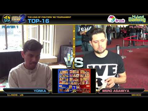 Yonka vs Wero Asamiya - KOF '98 Neo Geo World Tour Season 2 Milwaukee Stop Winners Round 1