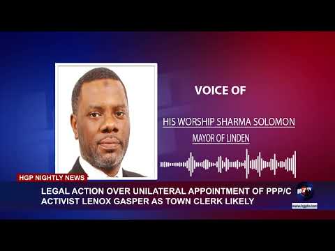 LEGAL ACTION OVER UNILATERAL APPOINTMENT OF PPPC ACTIVIST LENOX GASPER LIKELY