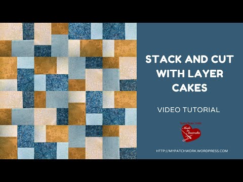 Stack and cut layer cakes - video tutorial