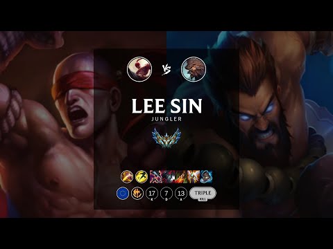 Lee Sin Jungle vs Udyr - EUW Challenger Patch 12.12
