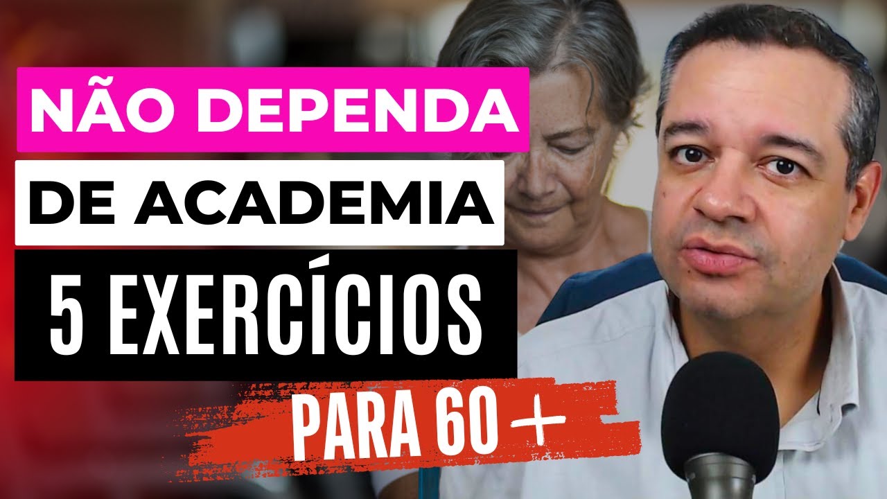 5 EXERCISES TO GET STRONG AFTER 60 YEARS OLD | Dr Flávio Jambo