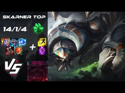 TOP Skarner vs Ornn - EU Grandmaster Patch 14.10