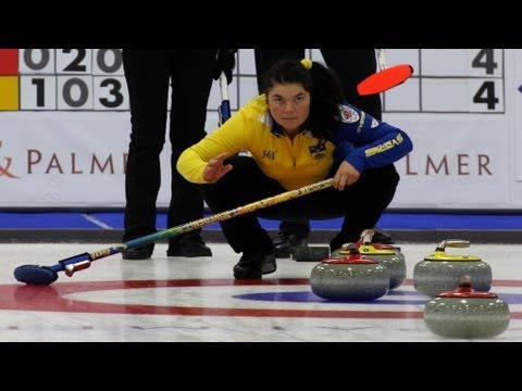 CURLING:World Mixed Doubles Chp 2013 - Group C  SWE-SCO