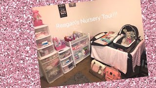 Baby Girl Nursery Tour| shared room