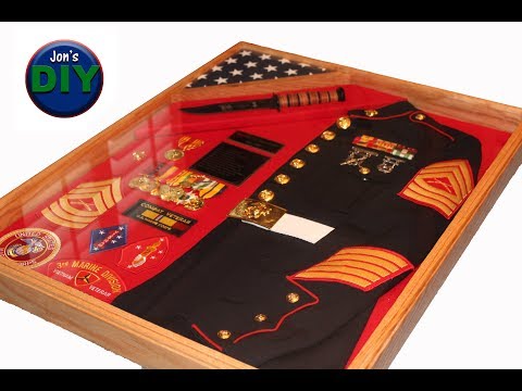 DIY Marine Shadow Box with Jacket & Knife / Jon's DIY