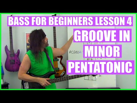 Bass For Beginners Lesson 4: Groove In The A Minor Pentatonic Scale