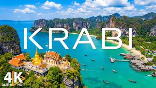 Krabi, Thailand 4K 🇹🇭 Turquoise Waters, White Sand & Breathtaking Limestone Cliffs - VIDEO 4K UHD