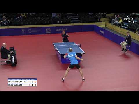 NK 2019 Heren enkel: Rajko Gommers - Nathan van der Lee