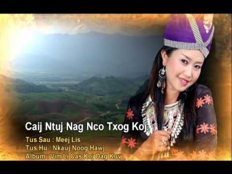 Caij ntuj nag nco txog koj ~ Nkauj Noog Hawj