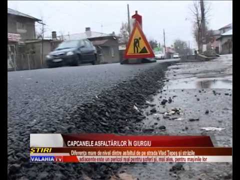 Capcanele asfaltărilor în Giurgiu
