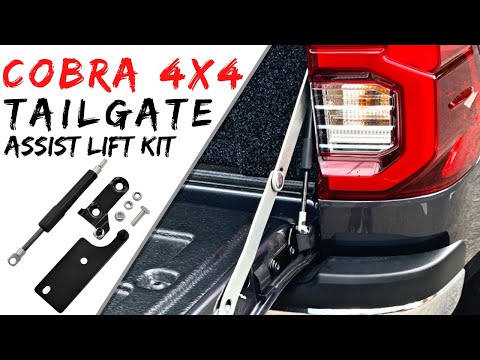 Cobra 4X4 Tailgate Assist Lift Kit Shocker Shocks For Hilux 2021+ Onwards Single Handle