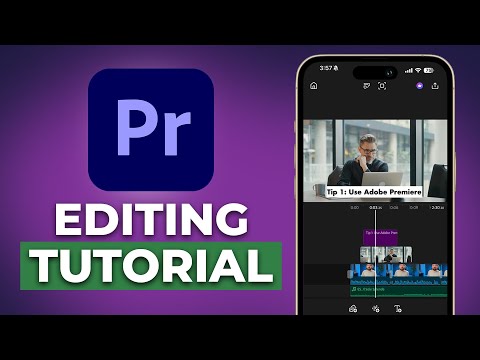 Adobe Premiere For iPhone Video Editing Tutorial (2025)