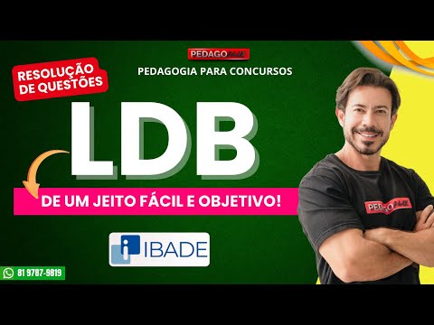 LDB – Resolução de Questões - Banca IBADE