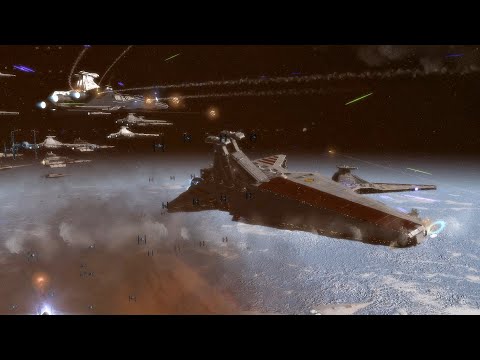 Empire at war FOC - Space Battle at the Kuat System - Republic VS Empire