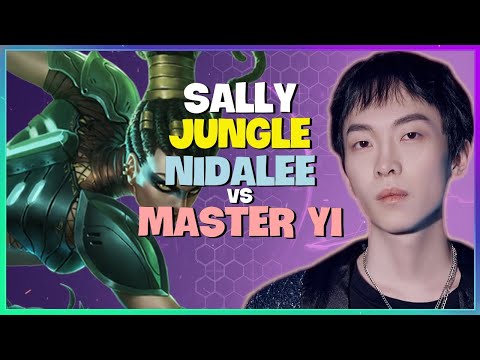Sally's Challenger Nidalee Jungle Pathing and Execution Masterclass Engsub