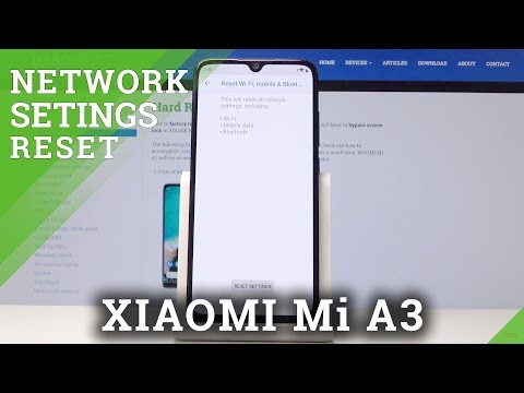 How to Set Default Network Settings on XIAOMI Mi A3 - Reset Network Settings