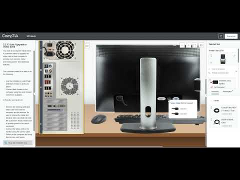 🎮 CompTIA A+ Lab 2.2.13 — Upgrade a Video Card (GPU)