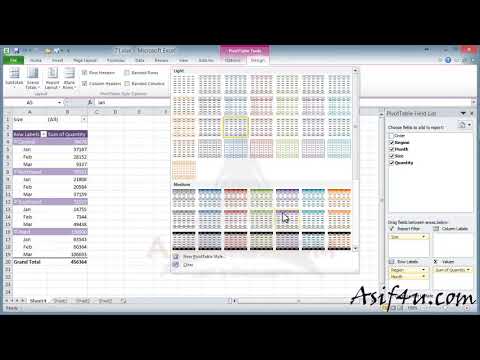 Excel 2010 Essential Training Bangla   71  Edit PivotTable in Excel