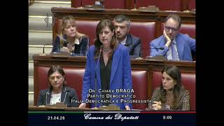 BRAGA: "PARLAMENTO UMILIATO: DECRETO IN OSTAGGIO E NORME INCOSTITUZIONALI"