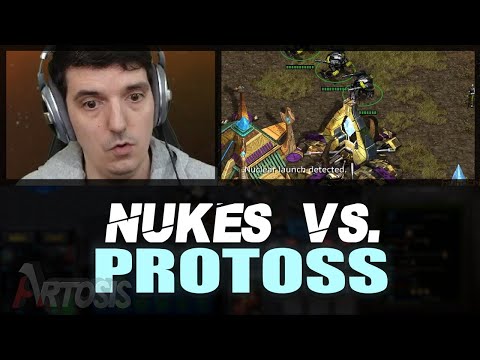 Nuking Protoss into Orbit